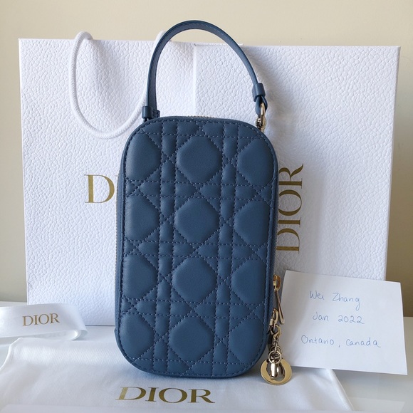 SOLD Lady Dior Phone Holder - Picture 1 of 8